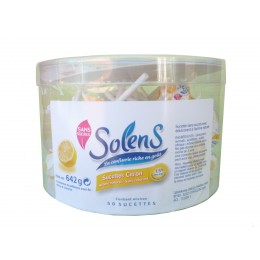SOLENS Sucette sans sucre (4 choix de saveur) - 1 sucette