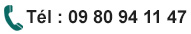 Téléphone : 09 80 94 11 47